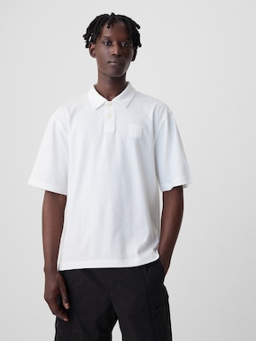 GAPロゴ オーバーサイズ ポロシャツ(ユニセックス)